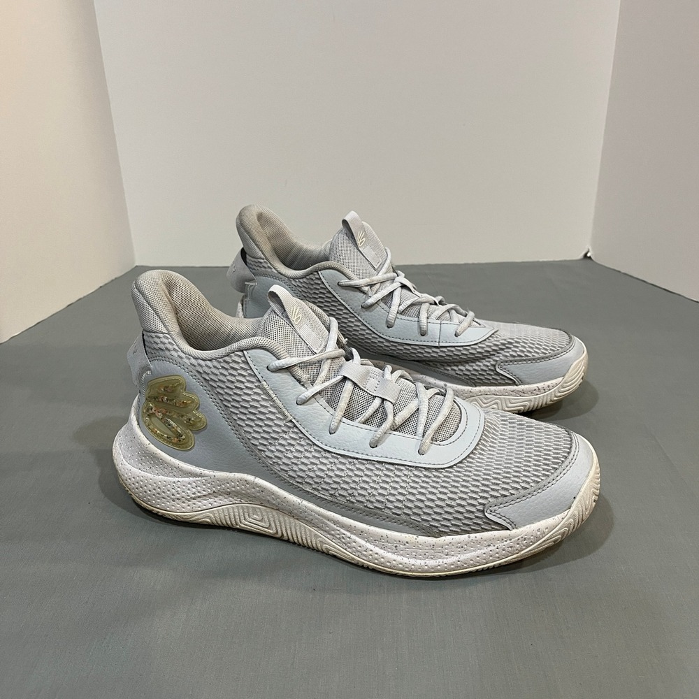 Under Armour Curry 3Z7 Basketball Shoes Mens 13 Grey 3026622-102 Speckled